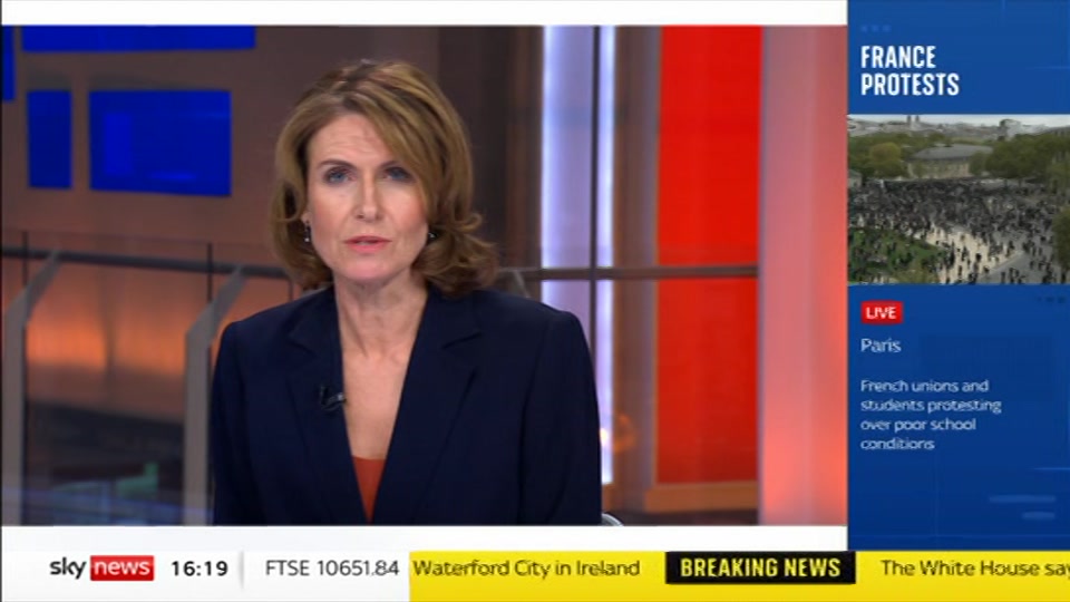 Still from Sky News at 19:30