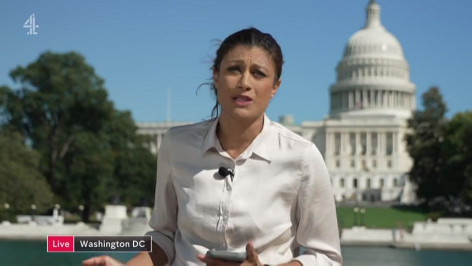 Broadcast still at 27m 30s. Channel 4, Channel 4 News, 13 October 2026.