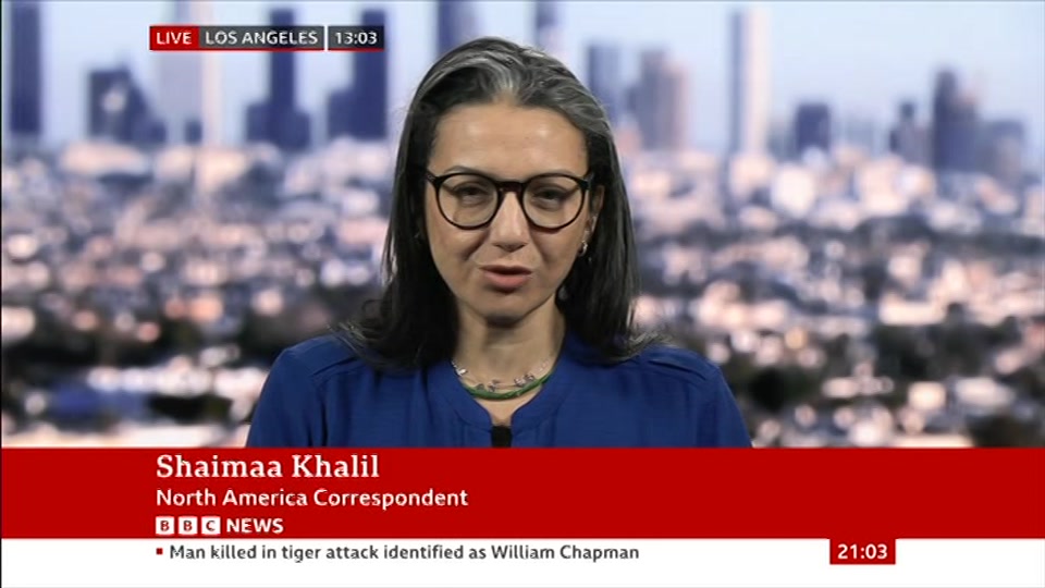 Still from BBC News at 3:00