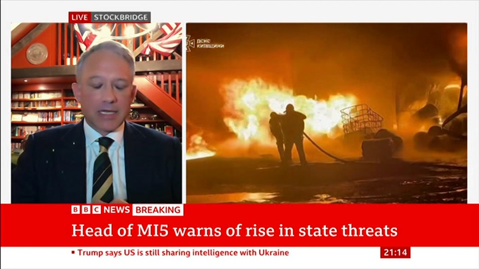 Broadcast still at 14m. BBC News, The Context, 13 October 2026.