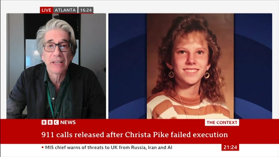 Broadcast still at 24m. BBC News, The Context, 13 October 2026.