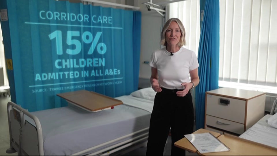 Broadcast still at 16m 30s. ITV, ITV News at Ten, 13 October 2026.
