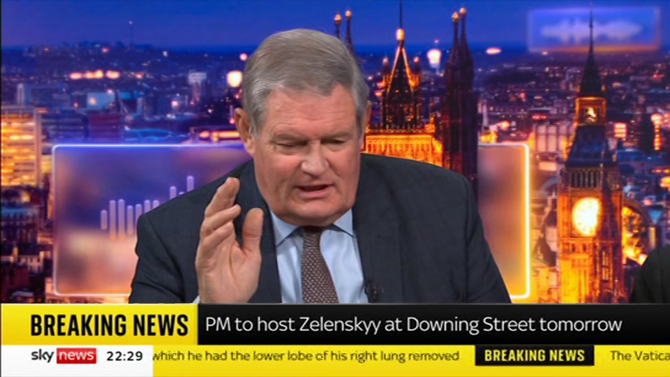 Broadcast still at 29m 30s. Sky News, The Wrap With Anna Botting, 13 October 2026.