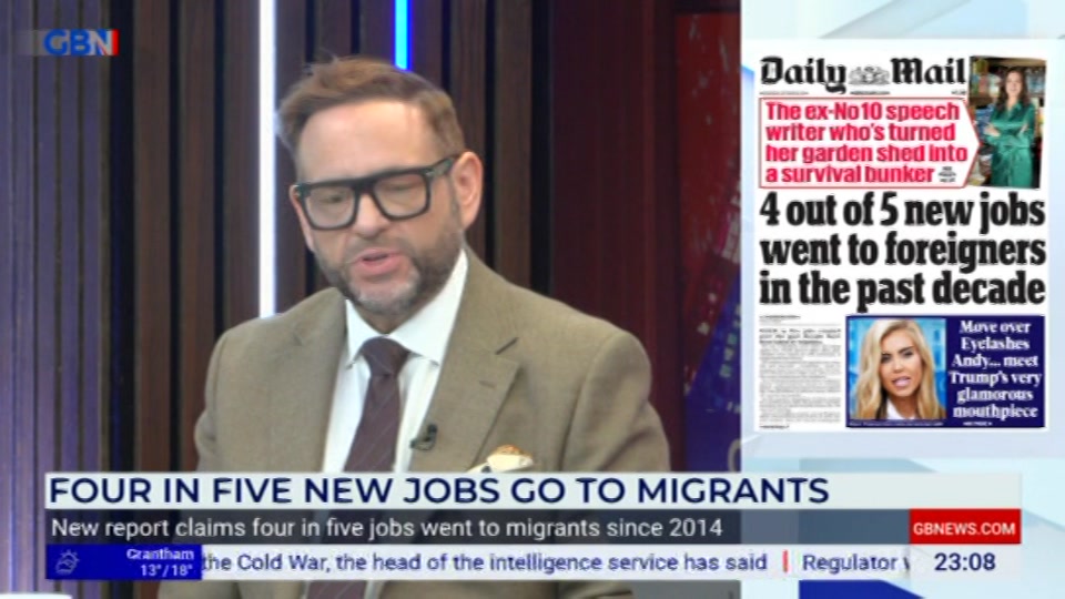 Still from GB News at 8:00