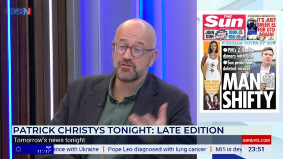 Still from GB News at 51:30