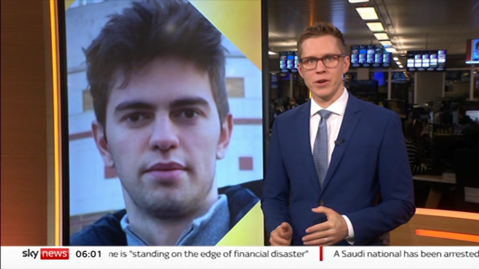 Still from Sky News at 1:00