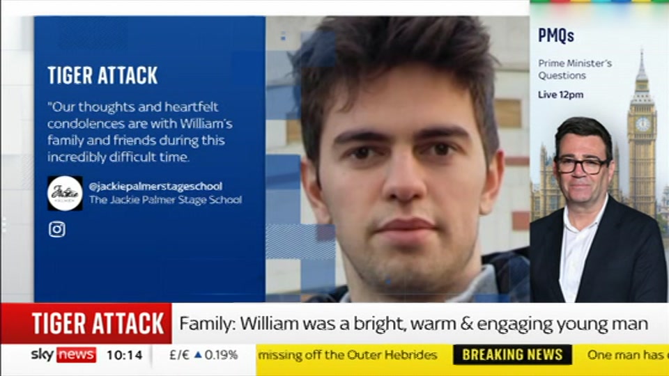 Broadcast still at 14m 30s. Sky News, Sky News Today with Gareth Barlow, 14 October 2026.