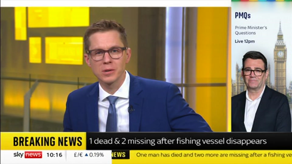 Still from Sky News at 16:30