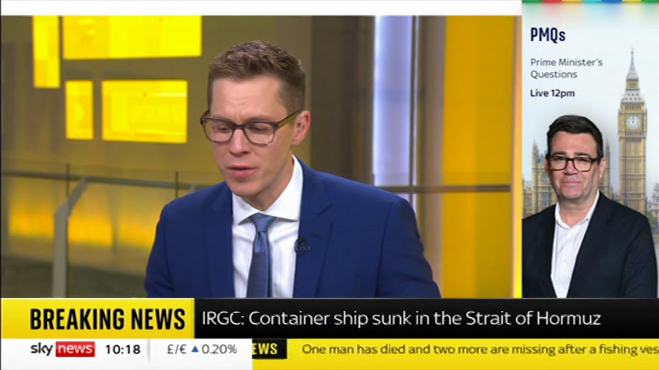 Still from Sky News at 18:00