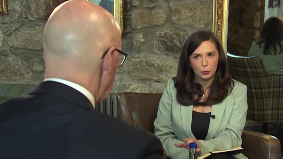 Broadcast still at 44m. ITV, ITV Evening News, 14 October 2026.