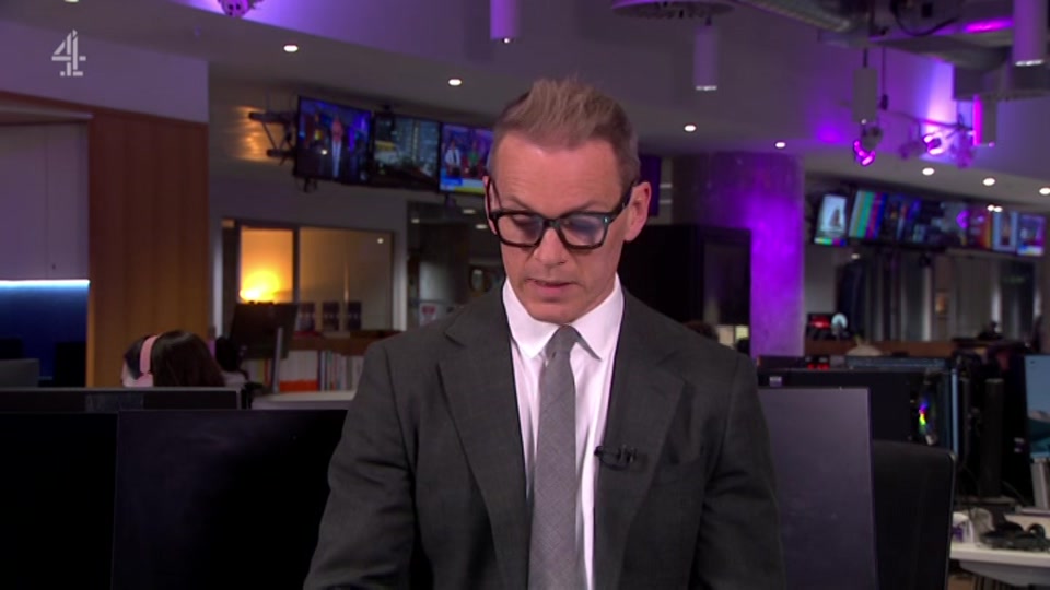 Broadcast still at 25m. Channel 4, Channel 4 News, 14 October 2026.