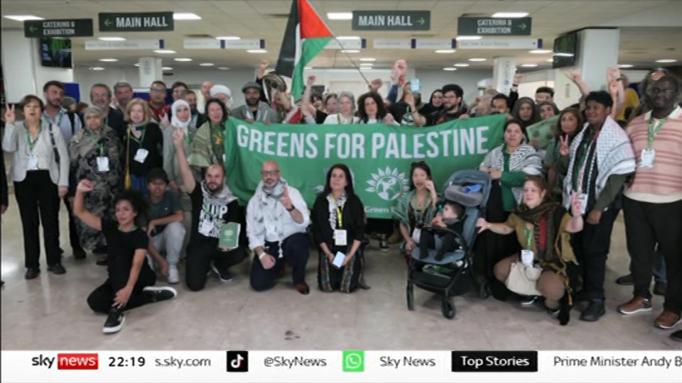 Still from Sky News at 19:30