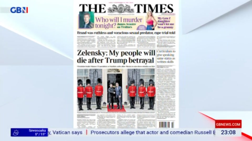 Still from GB News at 8:30