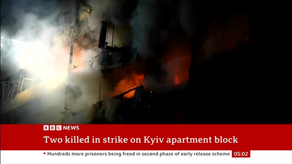 Still from BBC News at 2:00
