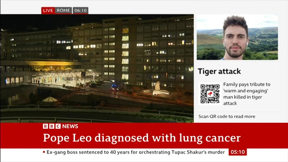 Still from BBC News at 10:00