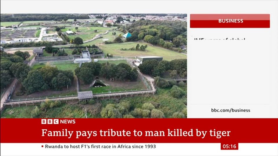 Broadcast still at 16m. BBC News, 14 October 2026.