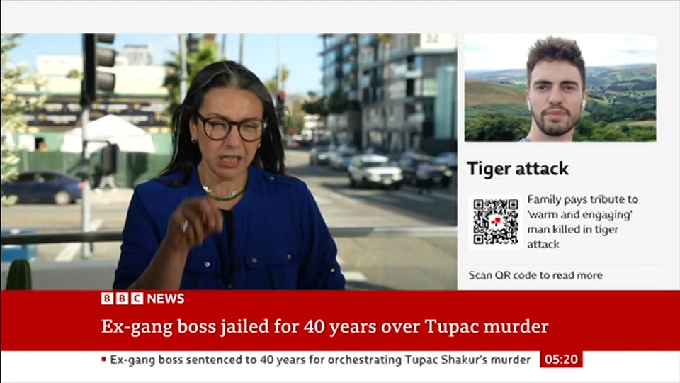 Still from BBC News at 20:00