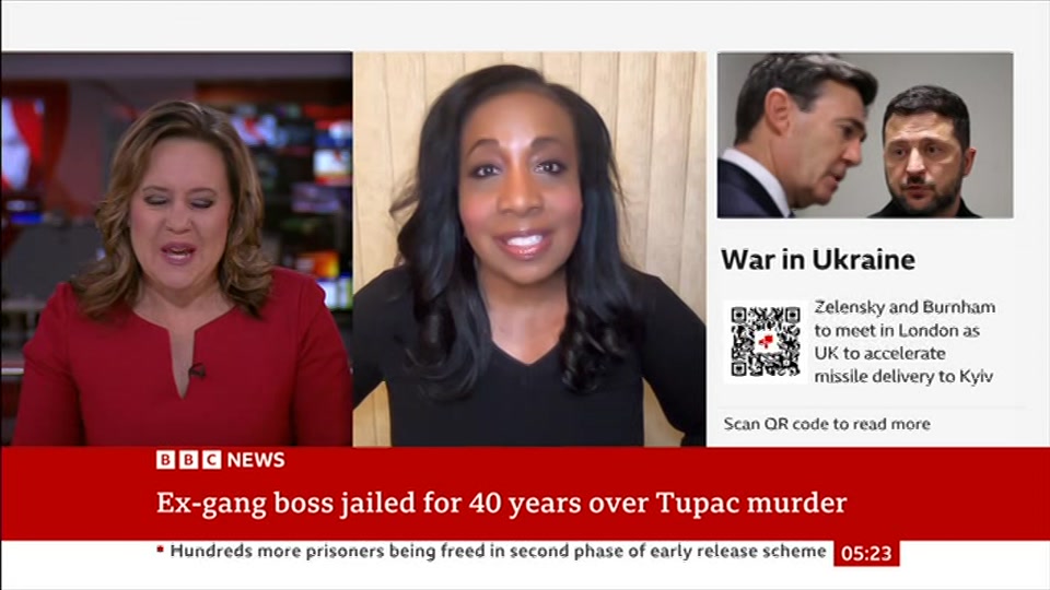 Still from BBC News at 23:00