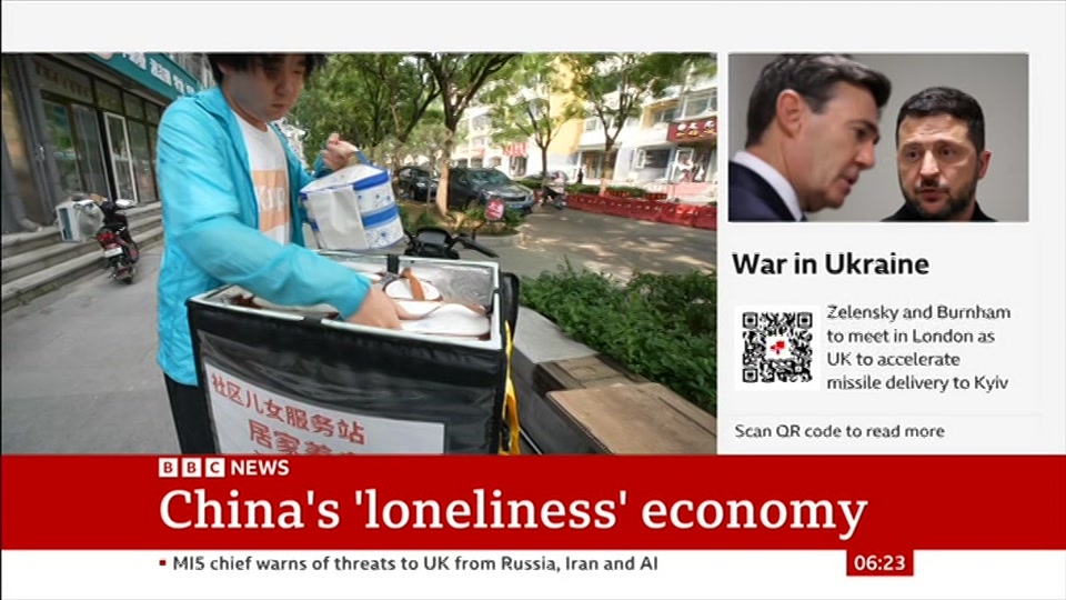 Broadcast still at 23m 30s. BBC News, 14 October 2026.