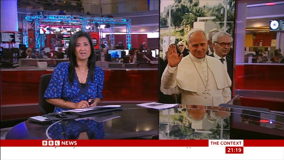 Still from BBC News at 19:30