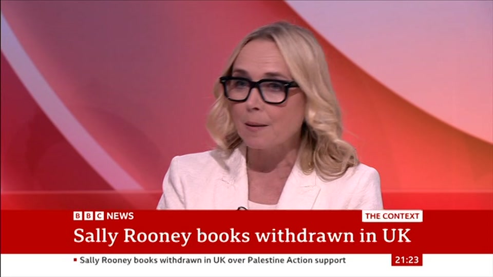 Still from BBC News at 23:00