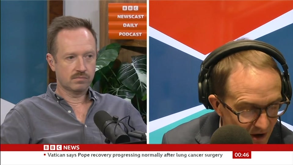 Still from BBC News at 16:30