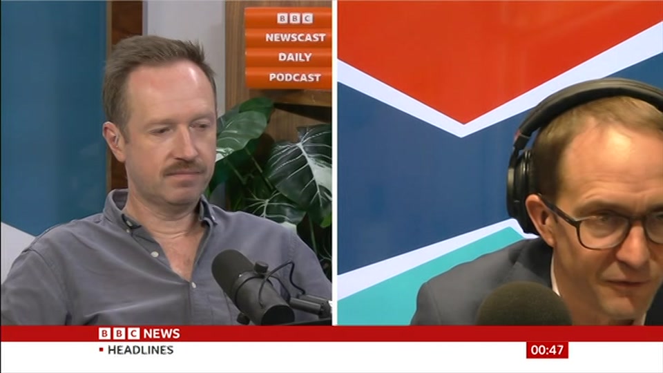 Still from BBC News at 17:00