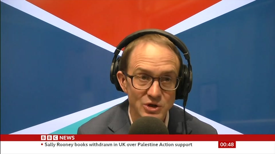 Still from BBC News at 18:30