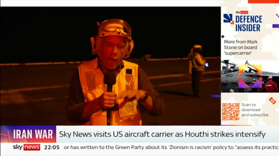 Broadcast still at 5m 30s. Sky News, The Wrap With Anna Botting, 15 October 2026.