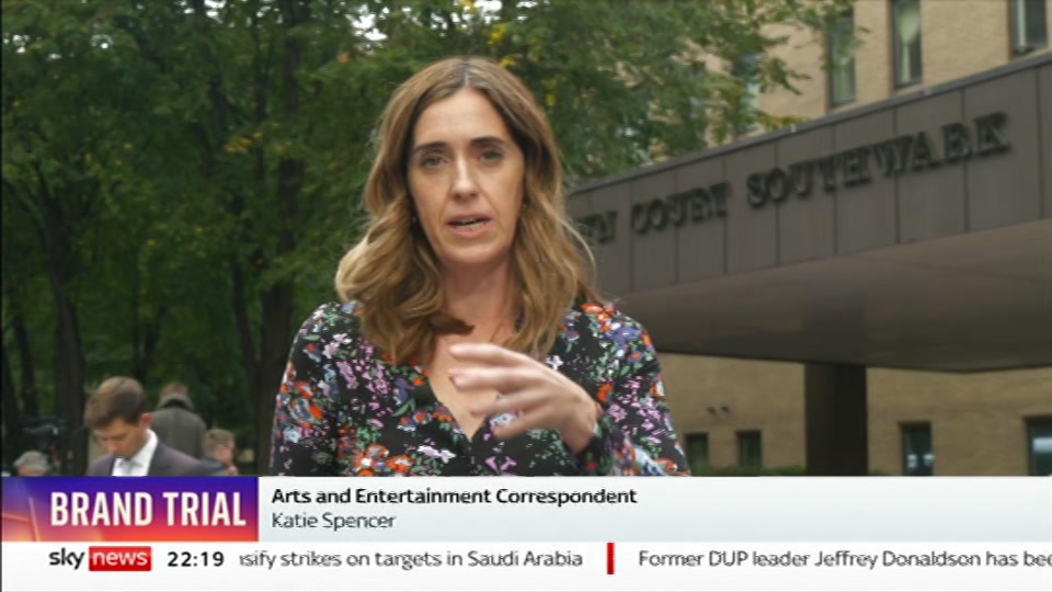 Still from Sky News at 19:00