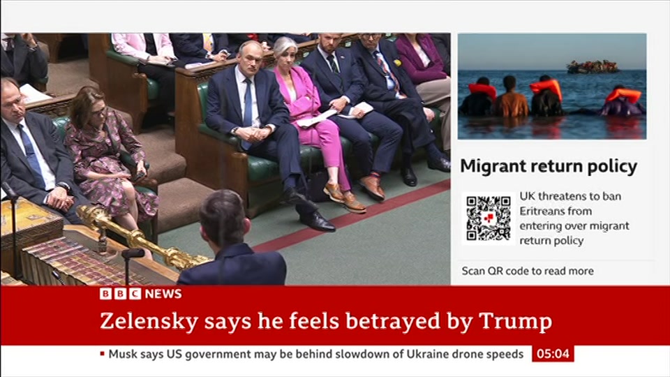 Still from BBC News at 4:30