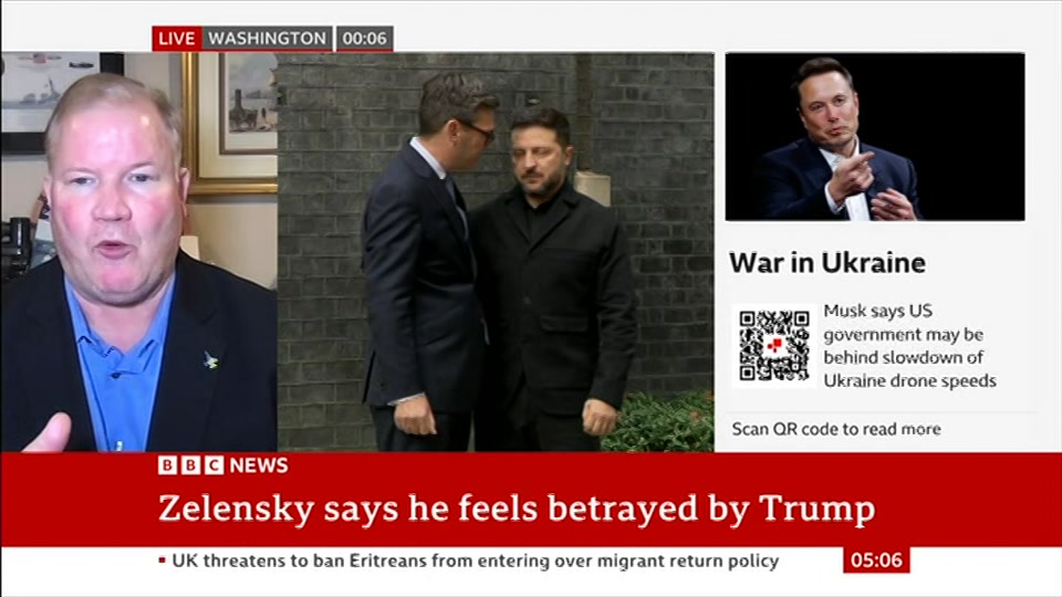 Still from BBC News at 6:00