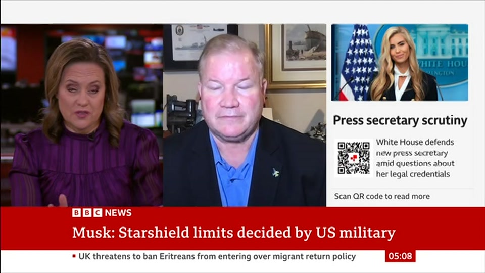 Still from BBC News at 8:00