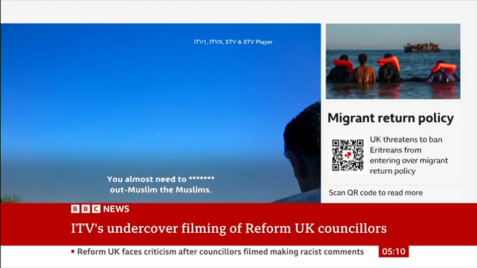 Still from BBC News at 10:30