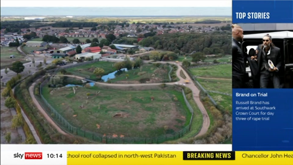 Still from Sky News at 14:30