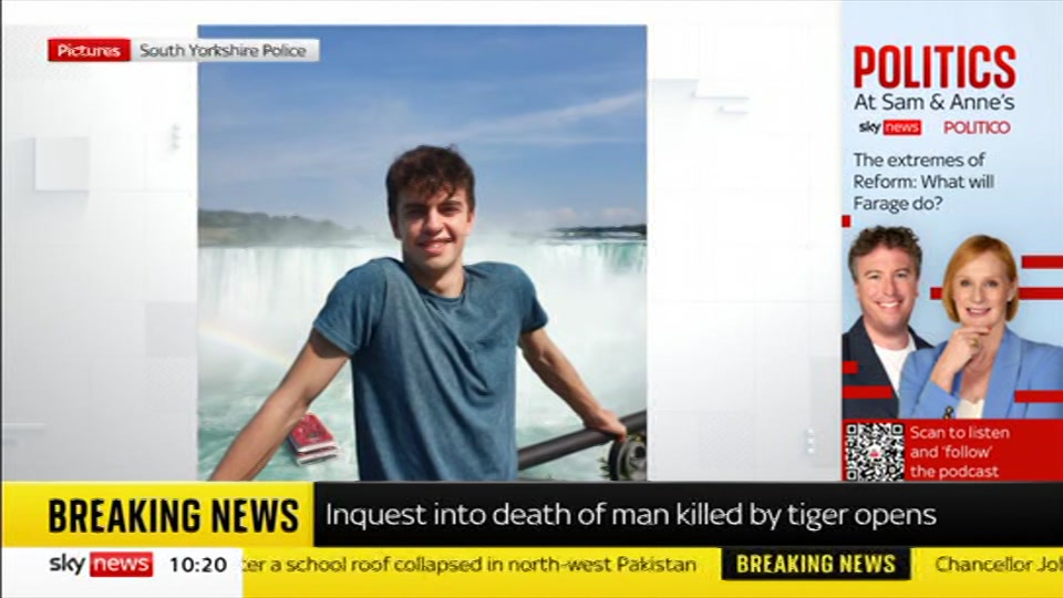 Still from Sky News at 20:00