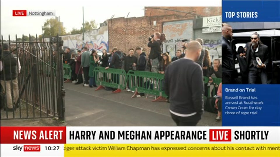 Broadcast still at 27m 30s. Sky News, Sky News Today with Gareth Barlow, 15 October 2026.