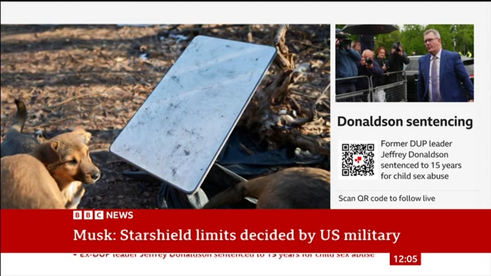 Broadcast still at 5m 30s. BBC News, BBC News Now, 15 October 2026.