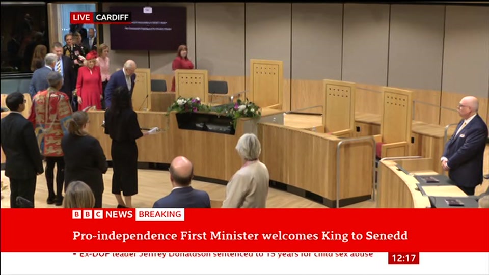 Still from BBC News at 17:30