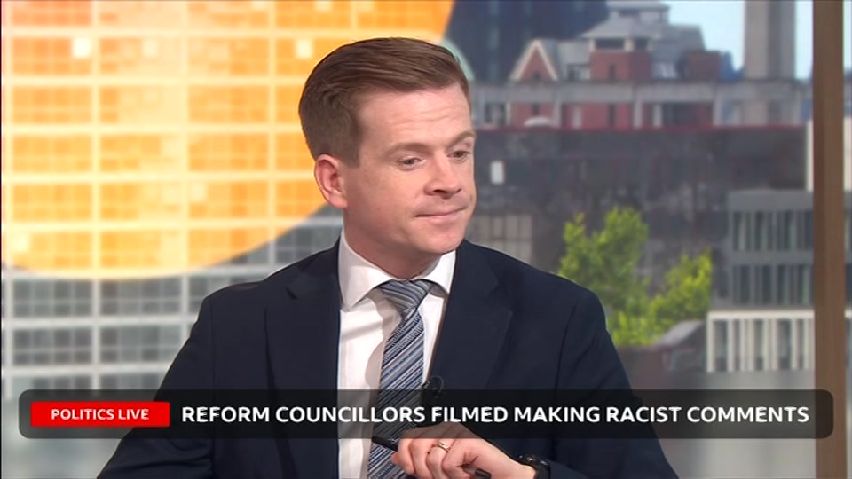 Broadcast still at 17m 30s. BBC Two, Politics Live, 15 October 2026.