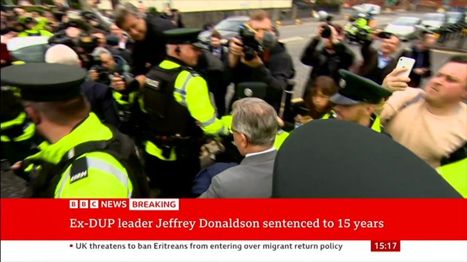 Broadcast still at 17m. BBC News, Verified Live, 15 October 2026.