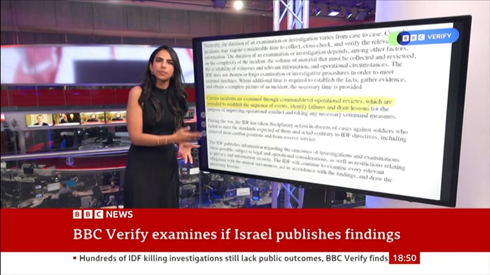 Still from BBC News at 20:30