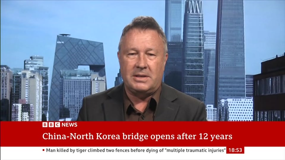 Broadcast still at 23m. BBC News, The World Today with Maryam..., 15 October 2026.