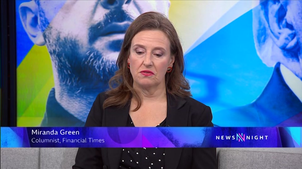 Broadcast still at 27m 30s. BBC Two, Newsnight, followed by Weather, 15 October 2026.