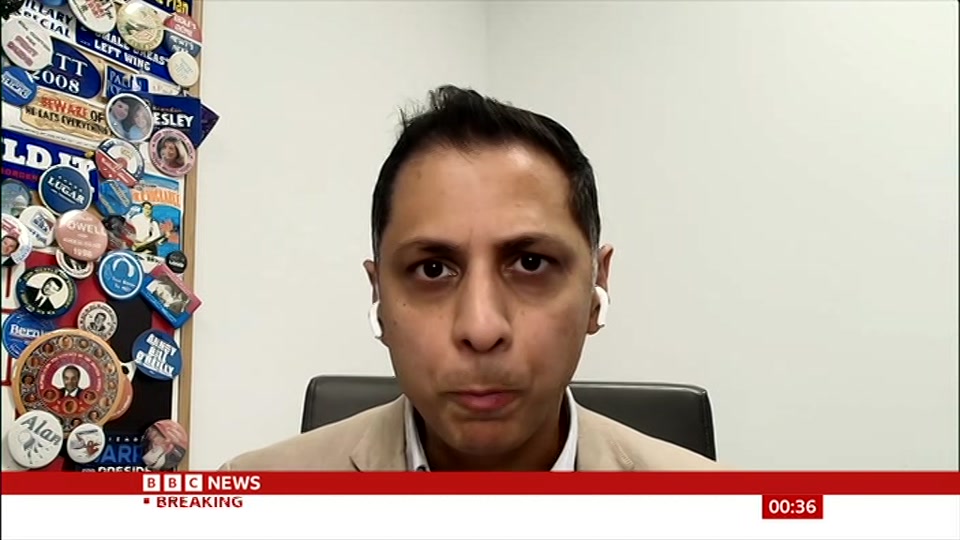Broadcast still at 6m. BBC News, Newscast, 15 October 2026.