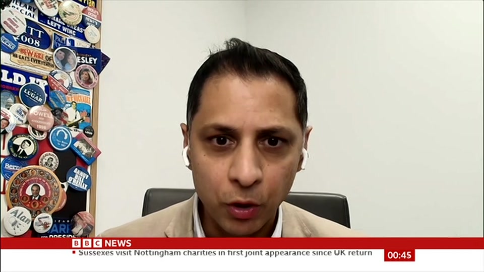 Broadcast still at 15m. BBC News, Newscast, 15 October 2026.