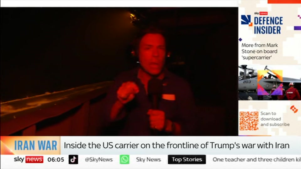 Still from Sky News at 5:30