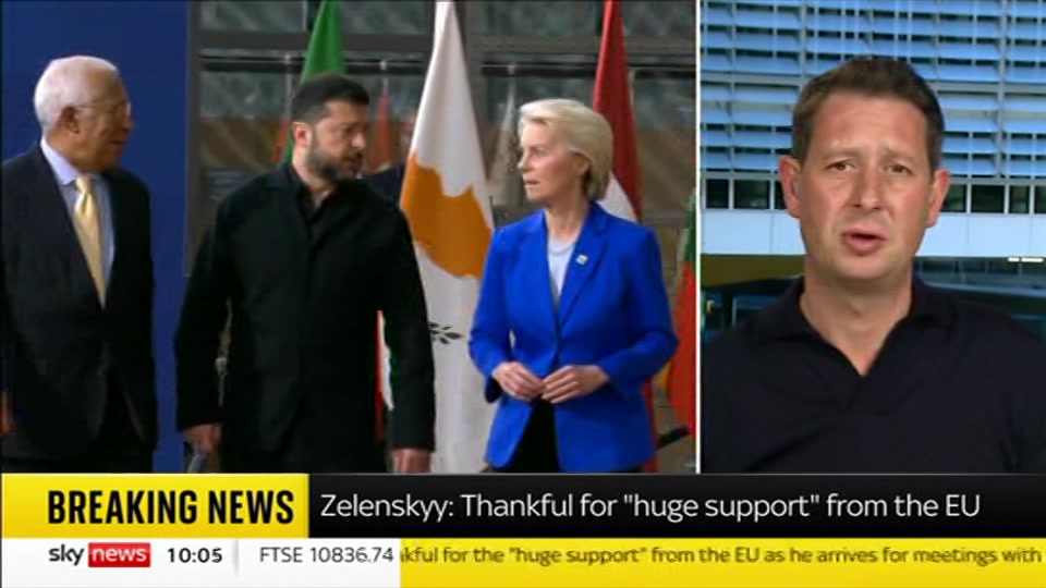 Still from Sky News at 5:00