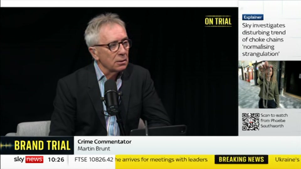 Broadcast still at 26m. Sky News, Sky News Today with Sam Washington, 16 October 2026.