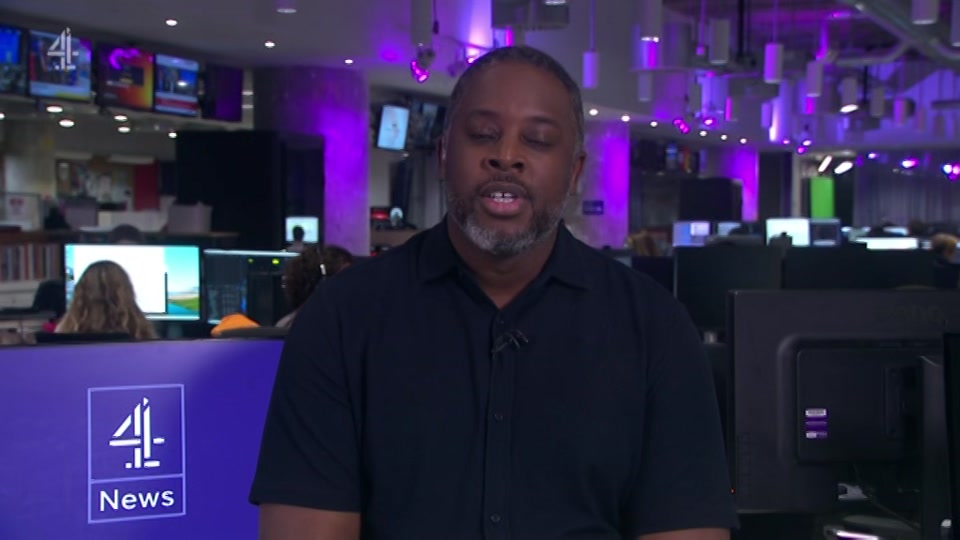 Broadcast still at 2m. Channel 4, Channel 4 News Summary, 16 October 2026.